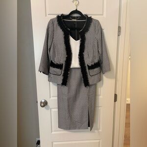 NWT White house black market blazer and pencil skirt set.